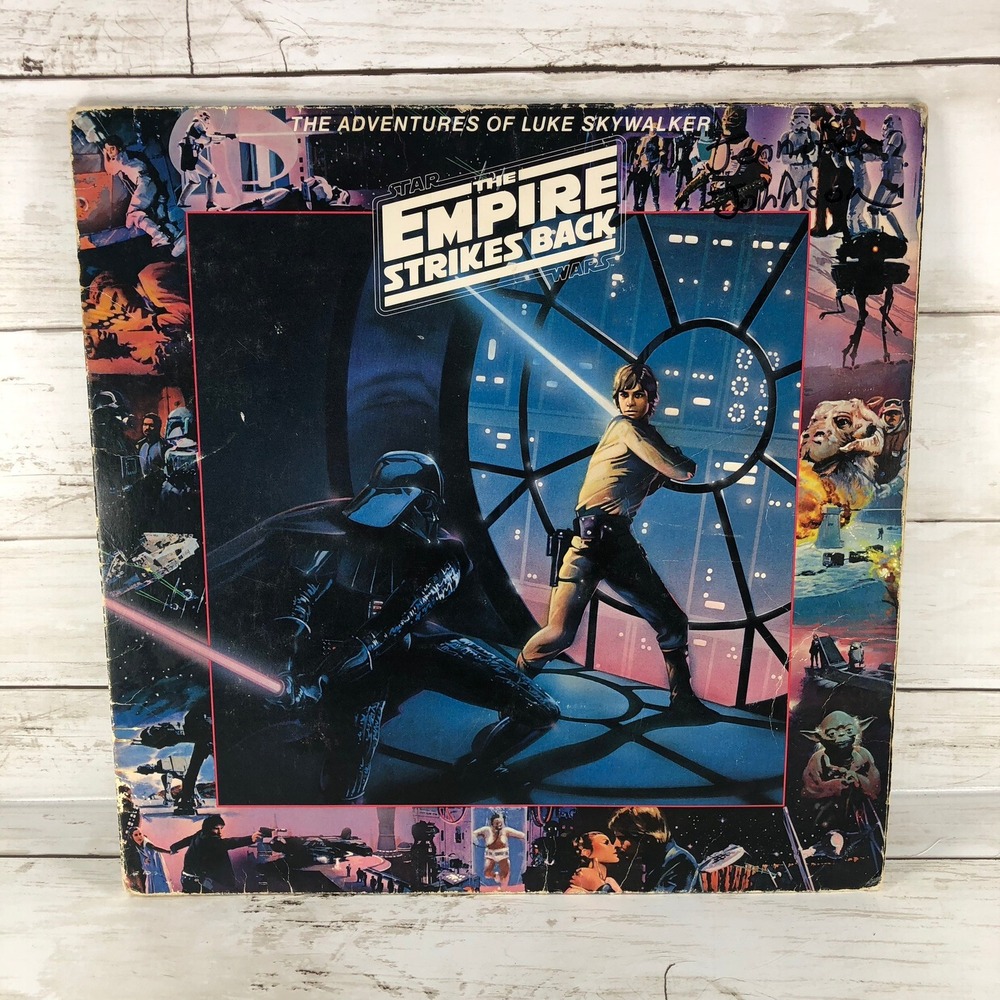 Star Wars The Empire Strikes Back Vinyl Record Adventures of Luke Skywalker 1980